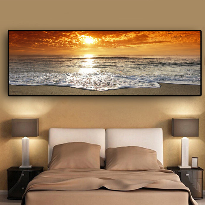 Sunsets Natural Sea Beach Posters