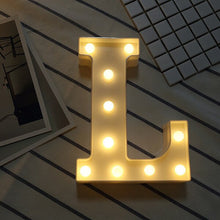 Load image into Gallery viewer, 26 Alphabet Lamp Letter
