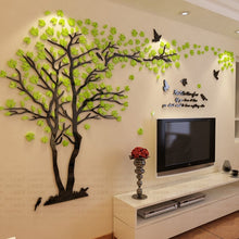 Load image into Gallery viewer, Lovers tree Acrylic crystal wall stickers