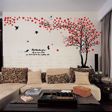 Load image into Gallery viewer, Lovers tree Acrylic crystal wall stickers