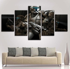 5 Pieces Star Wars Canvas Movie Painting