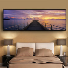 Load image into Gallery viewer, Sunsets Dusk Pier Poster